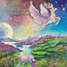 Celestial Journeys by Josephine Wall Mini Wall Calendar 2026 (Art Calendar