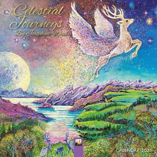 Celestial Journeys by Josephine Wall Mini Wall Calendar 2026 (Art Calendar