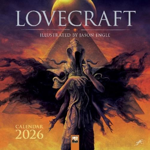 Lovecraft: Illustrated by Jason Engle Wall Calendar 2026 (Art Calendar