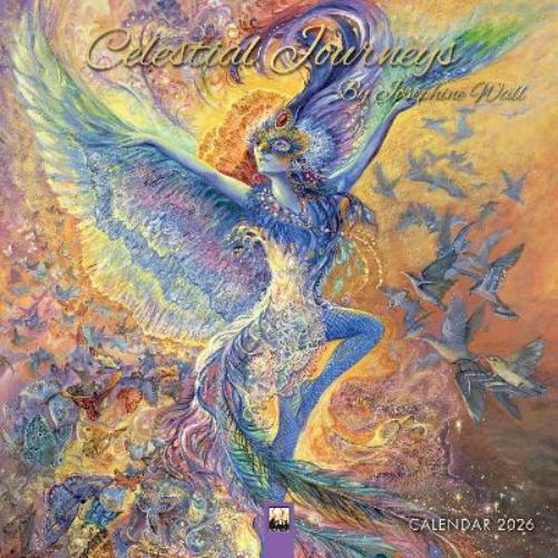 Celestial Journeys by Josephine Wall Wall Calendar 2026 (Art Calendar