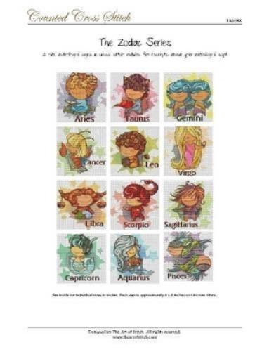 The Zodiac Series Cross Stitch Book