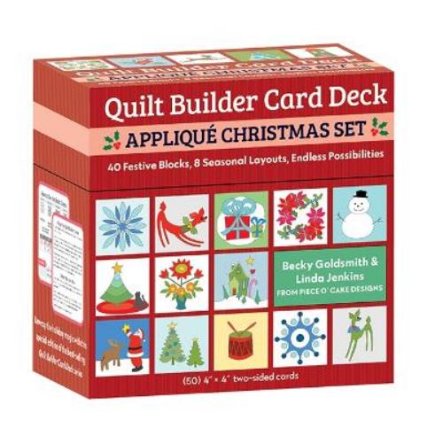 Quilt Builder Card Deck Appliqué Christmas Set