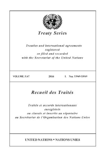 Treaty Series 3147 (English/French Edition)