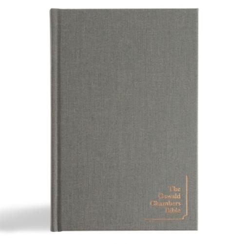 CSB Oswald Chambers Bible, Cloth Over Board