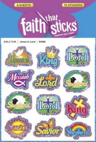 Jesus Is Lord - Faith That Sticks Stickers