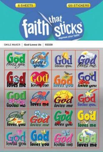 God Loves Us - Faith That Sticks Stickers