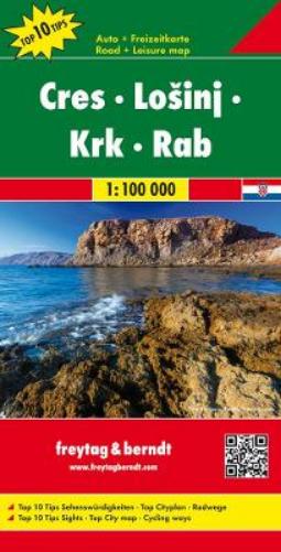 Cres - Louinj - Krk - Rab, Automap 1:100.000, Top 10 Tips