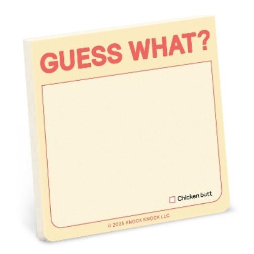 Knock Knock Guess What? Sticky Note (Pastel Version)