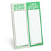 Knock Knock Work Stuff / Life Stuff Perforated Pad (Pastel Version) (Knock Knock Perforated Pads