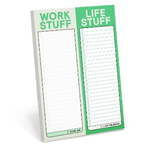 Knock Knock Work Stuff / Life Stuff Perforated Pad (Pastel Version) (Knock Knock Perforated Pads