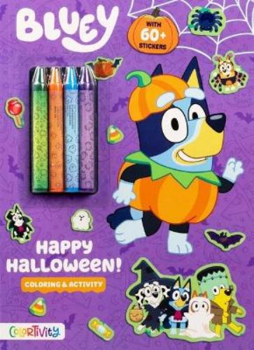 Bluey Colortivity: Happy Halloween! (Color & Activity with Crayons