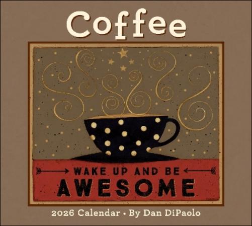 Coffee 2026 Deluxe Wall Calendar