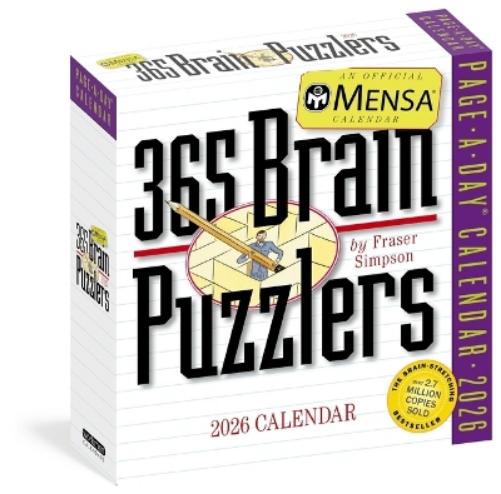 Mensa 365 Brain Puzzlers Page-A-Day(r) Calendar 2026