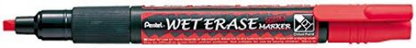 Pentel SMW26/7 Wet Erase Chalk Marker Medium Tip - Assorted Colours