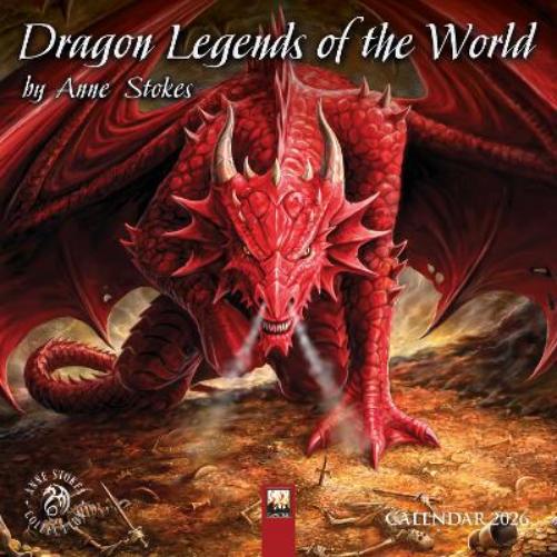 Anne Stokes: Dragon Legends of the World Mini Wall calendar 2026 (Art Calendar