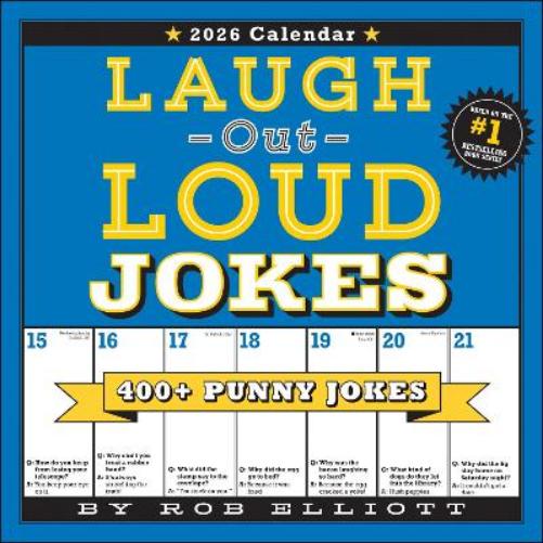 Laugh-Out-Loud Jokes 2026 Wall Calendar