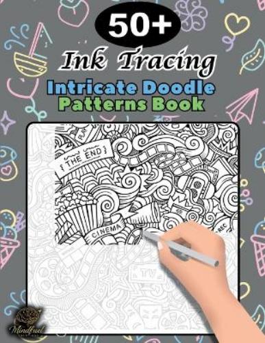 Ink Tracing Doodle Book for Adults