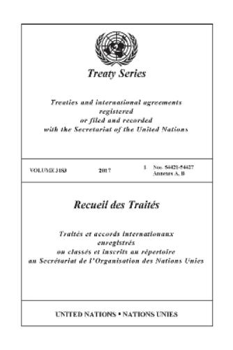 Treaty Series 3183 (English/French Edition)