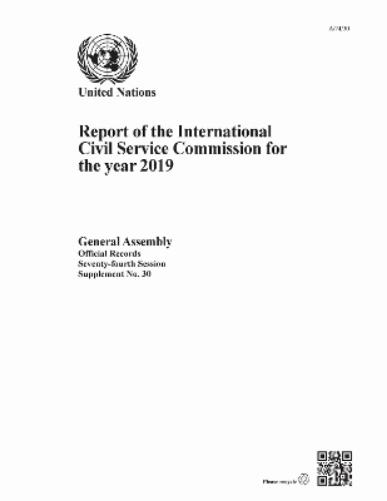 Report of the International Civil Service Commission for the Year 2019