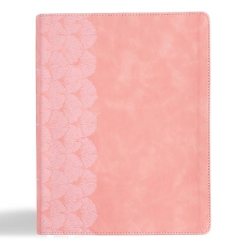 KJV Notetaking Bible, Large Print Edition, Soft Pink Leathertouch