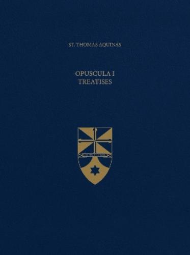 Opuscula I Treatises