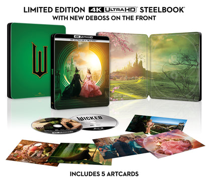 Wicked Limited Edition 4K UHD Steelbook & Artcards