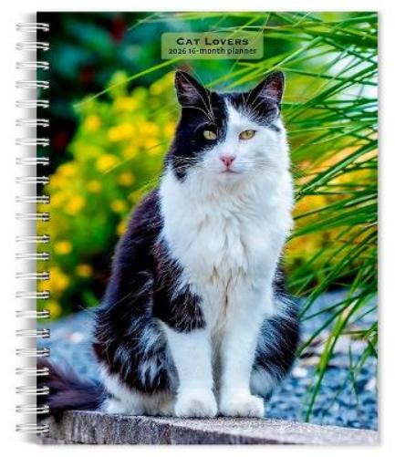 Cat Lovers 2026 6 X 7.75 Inch Spiral-Bound Wire-O Weekly Engagement Planner Calendar New Full-Color Image Every Week