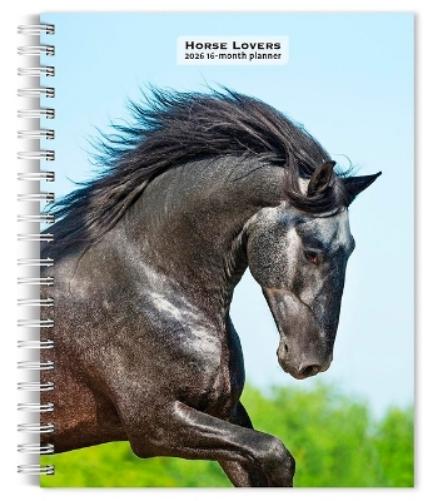 Horse Lovers 2026 6 X 7.75 Inch Spiral-Bound Wire-O Weekly Engagement Planner Calendar New Full-Color Image Every Week