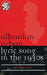 Albanian Urban Lyric Song in the 1930s