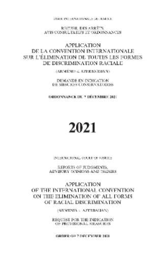 Reports of Judgments, Advisory Opinions and Orders (English/French Edition)