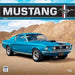 Ford Mustang Official 2026 12 X 24 Inch (Hanging) Monthly Square Wall Calendar Foil Stamped Cover Plastic-Free