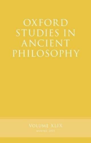 Oxford Studies in Ancient Philosophy, Volume 49