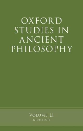 Oxford Studies in Ancient Philosophy, Volume 51
