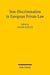 Non-Discrimination in European Private Law