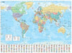 Collins Large World Wall Laminated Map (70 x 91.5 cm)