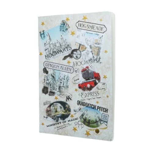The Wizarding World (Harry Potter Collection) A4 Unlined Hardcover Cahier