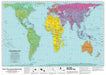 Peters Projection World Map (Flat, rolled)
