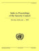 Index to proceedings of the Security Council: seventy-sixth year - 2021 (Bibliographical series, S.58