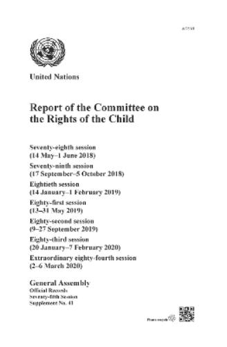 Report of the Committee on the Rights of the Child: Seventy-fifth Session