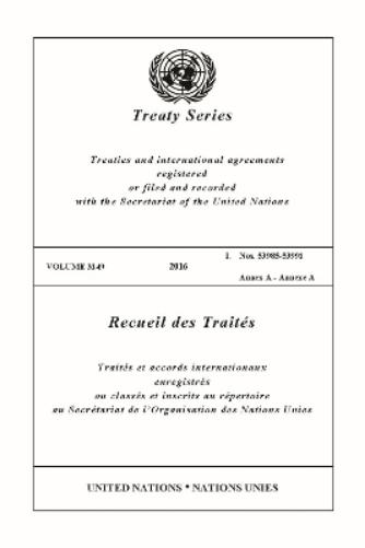 Treaty Series 3149 (English/French Edition)