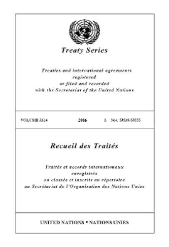 Treaty Series 3114 (English/French Edition)