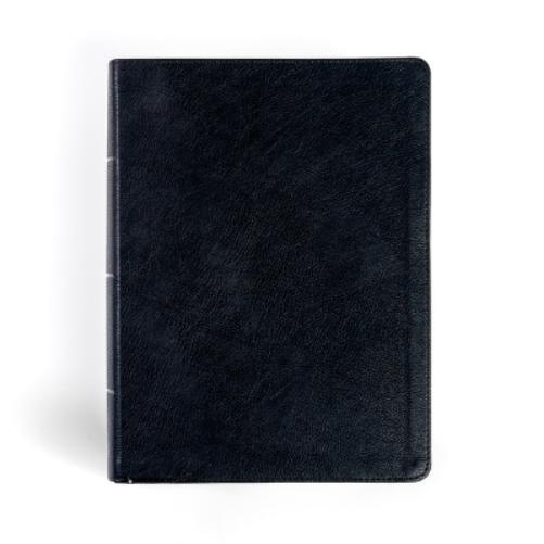 CSB Study Bible, Large Print, Digital Study Edition, Black Leathertouch