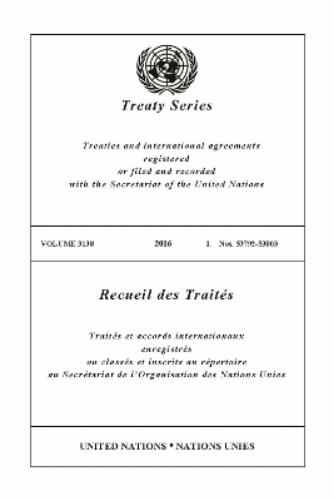 Treaty Series 3138 (English/French Edition)