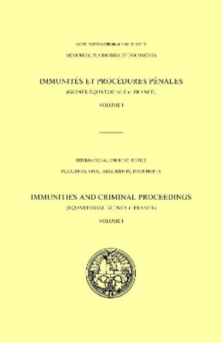 Immunities and criminal proceedings