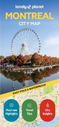 Lonely Planet Montreal City Map