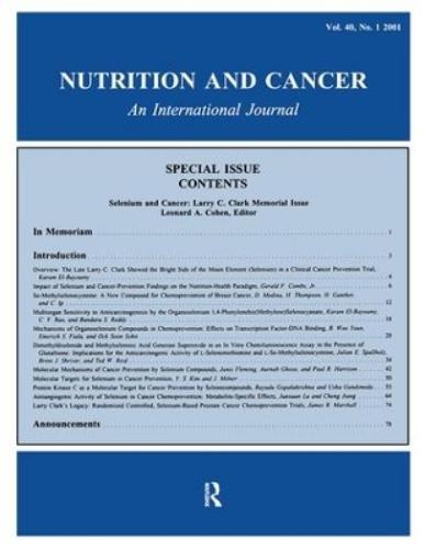 Selenium and Cancer