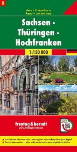 Saxony - Thuringen - Higher Franconia, Automap 1:150.000, sh