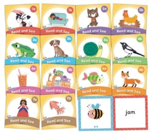 Jolly Phonics Read and See, Pack 1