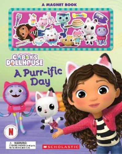 A Purr-Ific Day (Gabby's Dollhouse Magnet Book