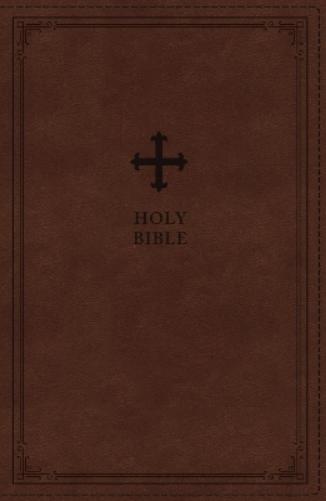 NRSV Catholic Edition Gift Bible, Brown Leathersoft (Comfort Print, Holy Bible, Complete Catholic Bible, NRSV CE)